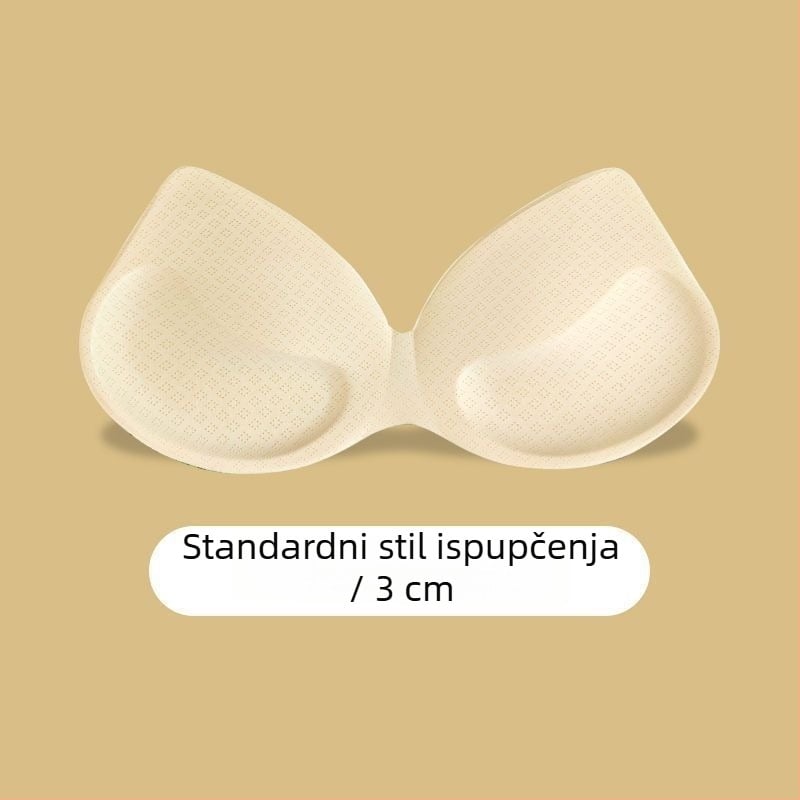 Debeli jastučići za grudi od pjene s latex-sličnom teksturom za podizanje i oblikovanje, jednodjelni umetci za stražnji dio grudnjaka
