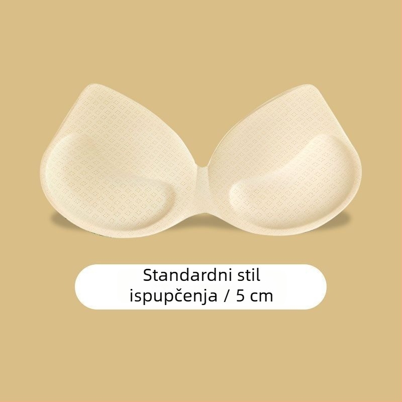 Debeli jastučići za grudi od pjene s latex-sličnom teksturom za podizanje i oblikovanje, jednodjelni umetci za stražnji dio grudnjaka