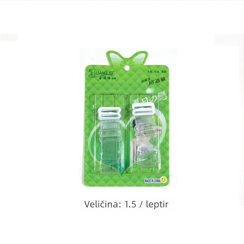 miss&hua Silikonska prozirna naramenica za grudnjak — protiv klizanja, besprijekorna