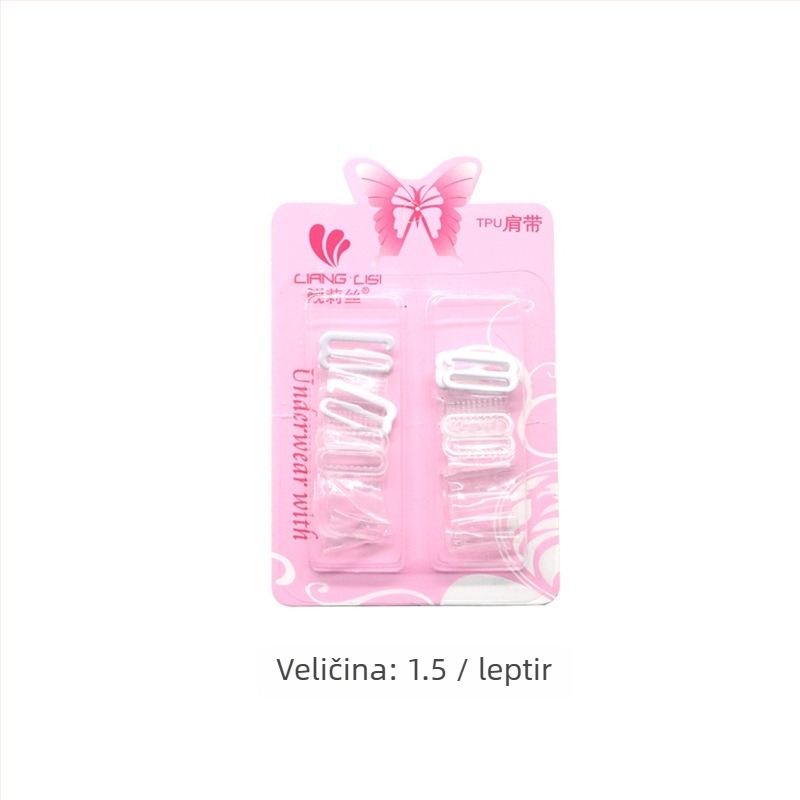 miss&hua Silikonska prozirna naramenica za grudnjak — protiv klizanja, besprijekorna