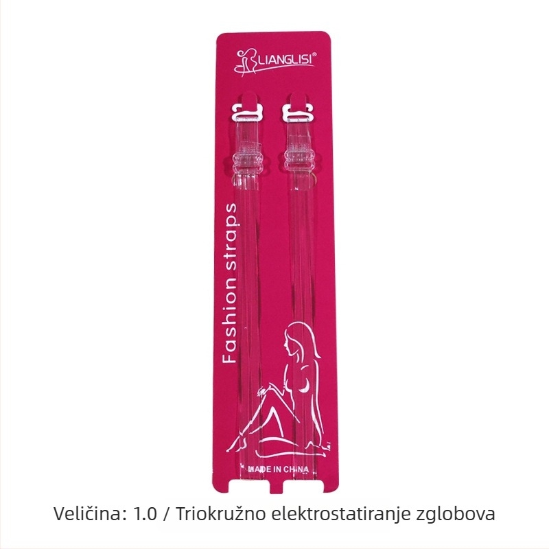 miss&hua Silikonska prozirna naramenica za grudnjak — protiv klizanja, besprijekorna