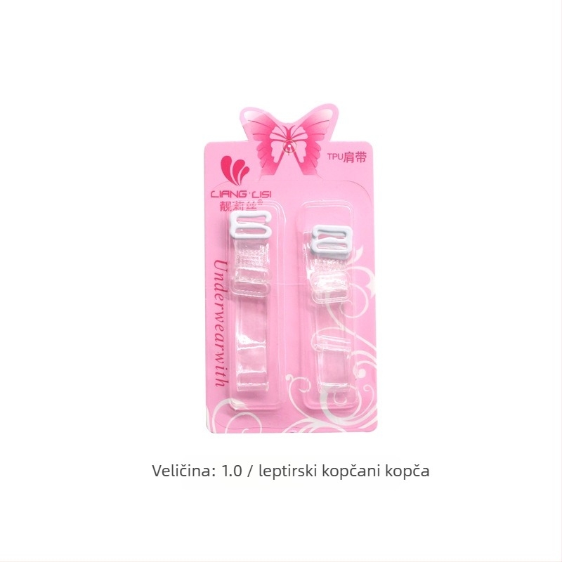 miss&hua Silikonska prozirna naramenica za grudnjak — protiv klizanja, besprijekorna