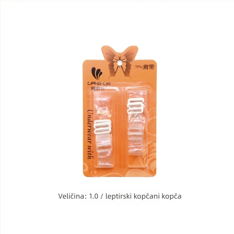 miss&hua Silikonska prozirna naramenica za grudnjak — protiv klizanja, besprijekorna