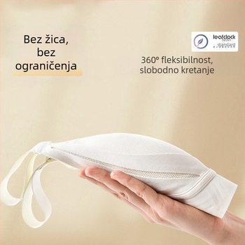 Najlonski grudnjak za podizanje i oblikovanje, 3/4 košarice, mekane ojačanje, prozračni stražnji dio