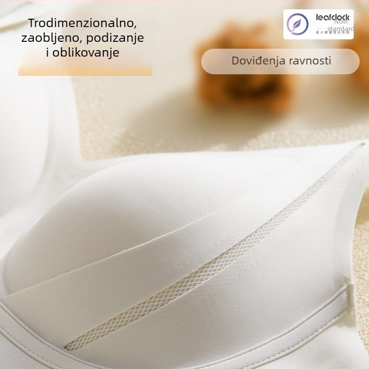 Najlonski grudnjak za podizanje i oblikovanje, 3/4 košarice, mekane ojačanje, prozračni stražnji dio
