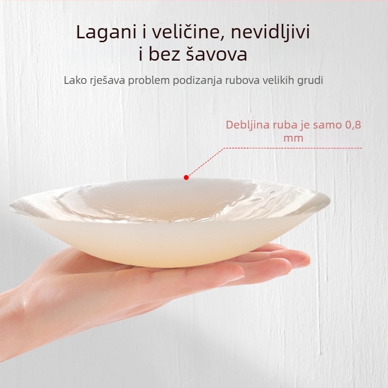 Silikonske pokrivalice za bradavice - ultra tanke, prozračne, nevidljive, kružnog oblika, sjajna površina