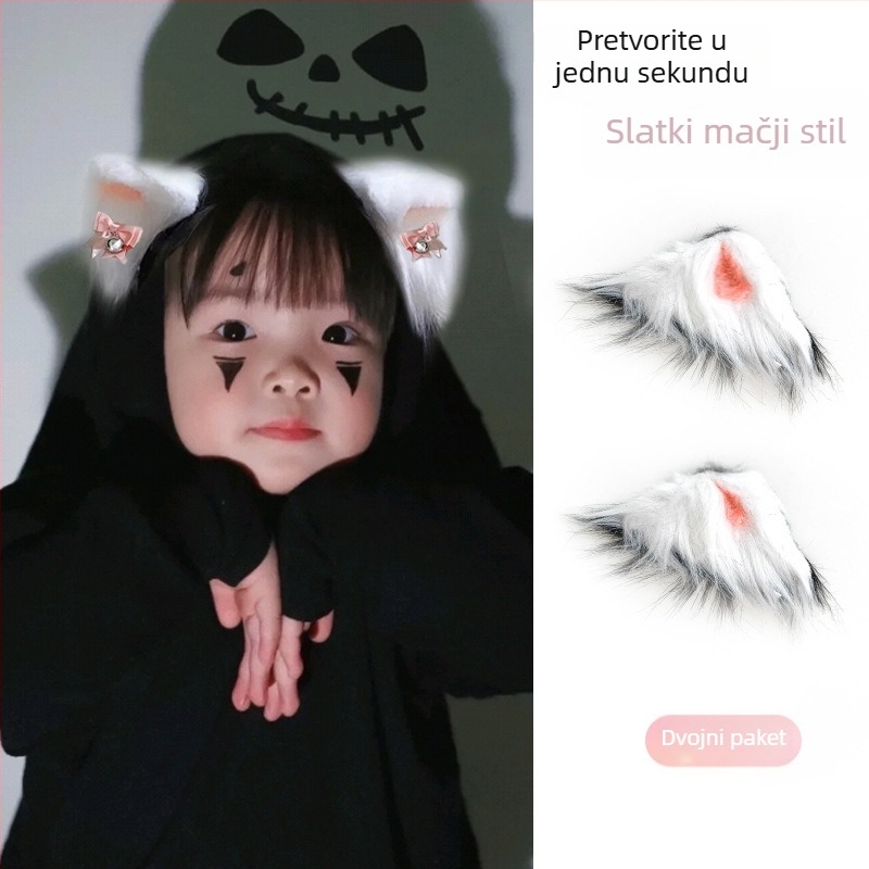 Dječja traka za kosu s vilinskim ušima za Halloween kostim i scensku izvedbu