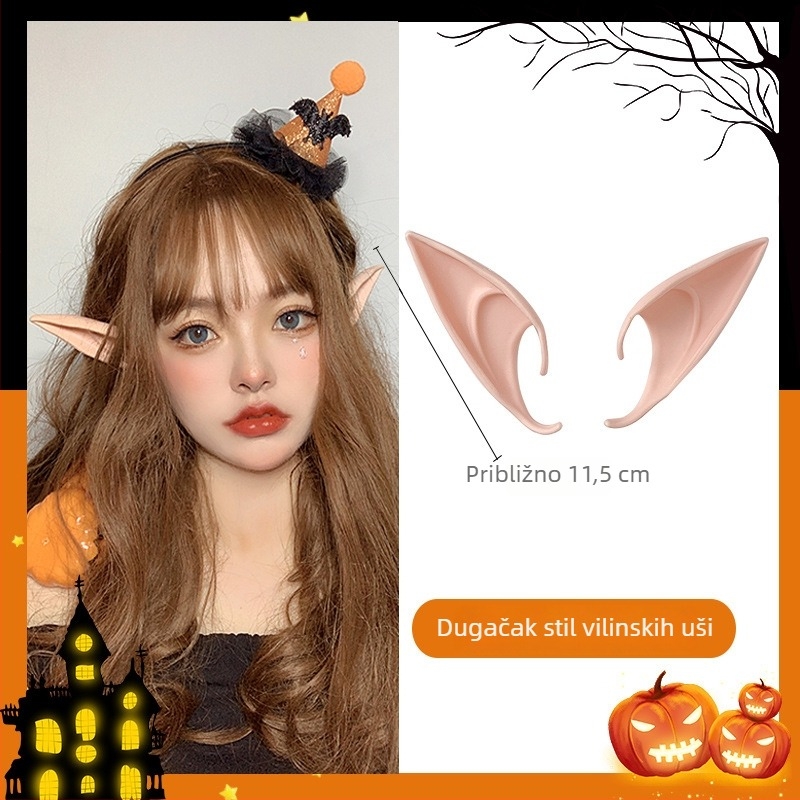 Dječja traka za kosu s vilinskim ušima za Halloween kostim i scensku izvedbu
