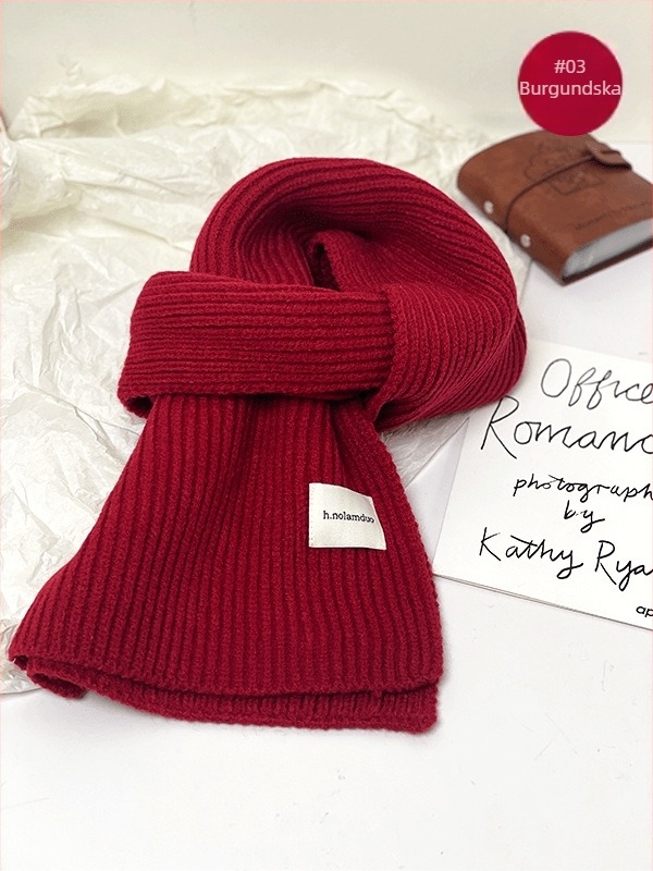 Šal pleteni u korejskom stilu, umjetni kašmir/akril, prikladan za zimu, proljeće i jesen, lansiran ljeto 2025