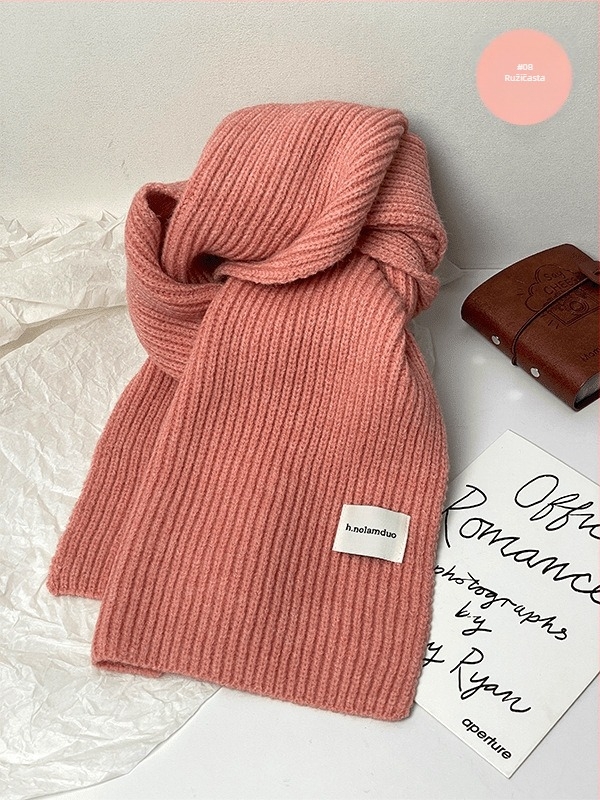Šal pleteni u korejskom stilu, umjetni kašmir/akril, prikladan za zimu, proljeće i jesen, lansiran ljeto 2025
