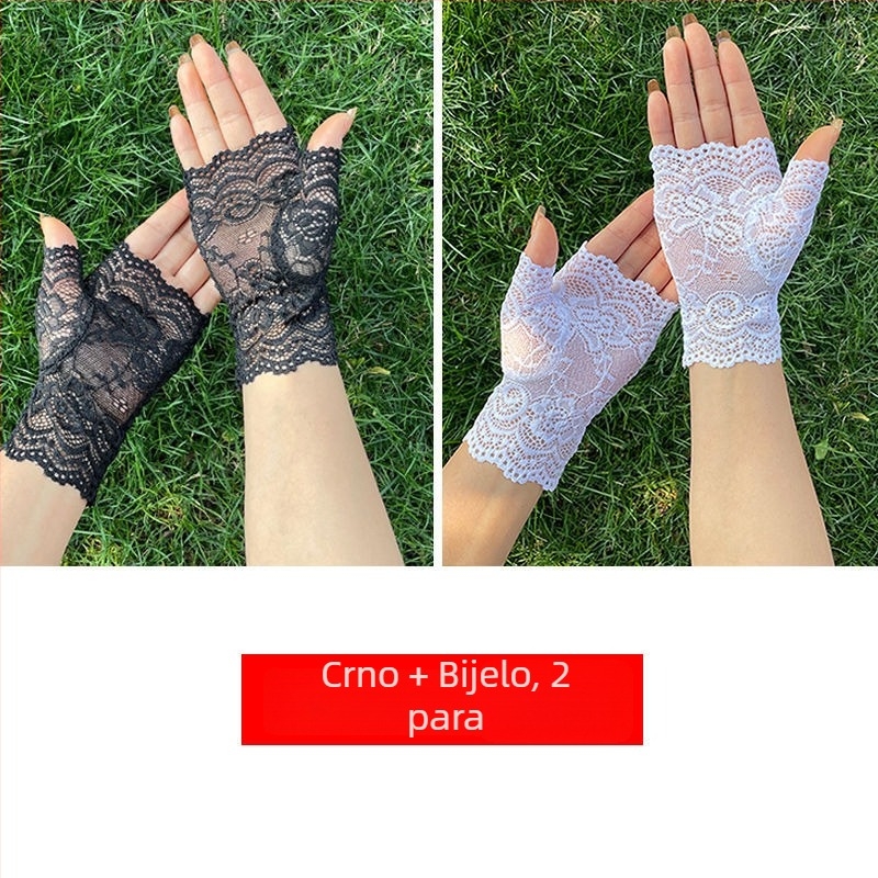 Rukavice s pola prsta za ljeto, protuklizne, otporne na habanje, s dodirnim zaslonom, za vožnju i biciklizam