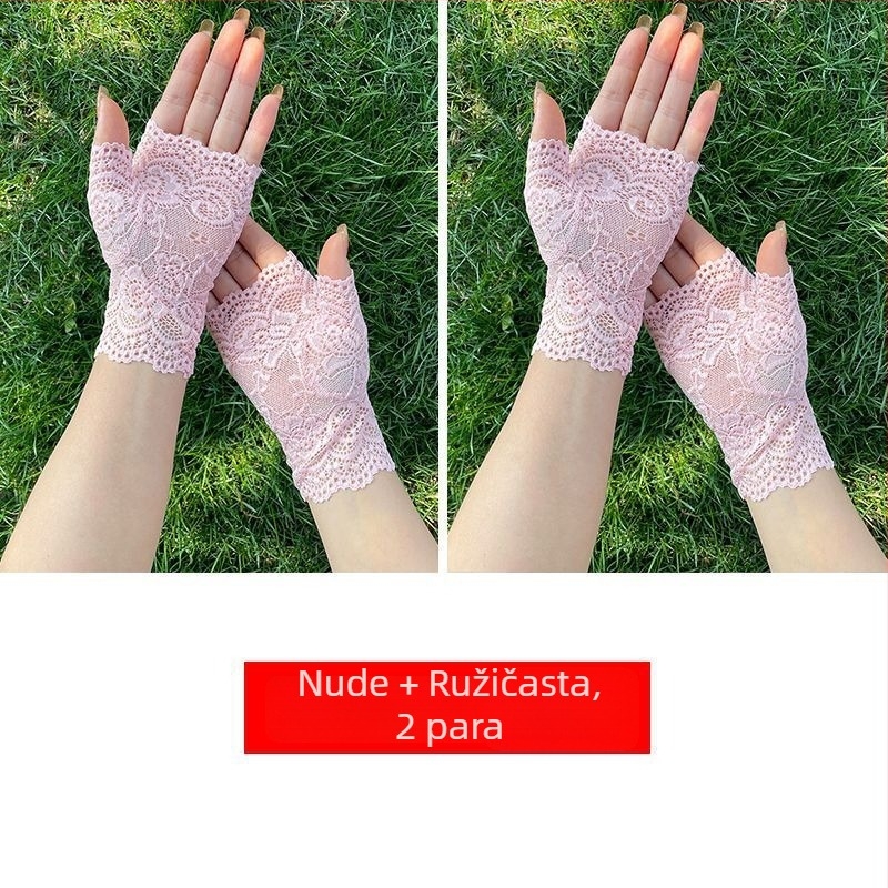 Rukavice s pola prsta za ljeto, protuklizne, otporne na habanje, s dodirnim zaslonom, za vožnju i biciklizam