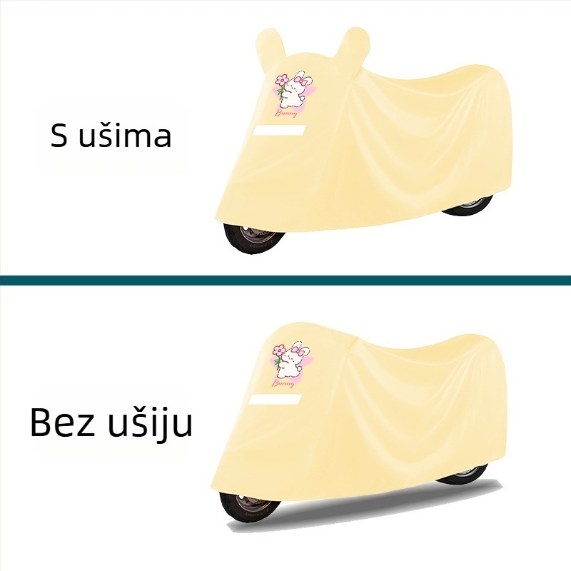 Prošireno i debelo zaštitno navlaka za kišu i sunce za električna vozila, univerzalno za sve sezone, za električna bicikla i motocikle.