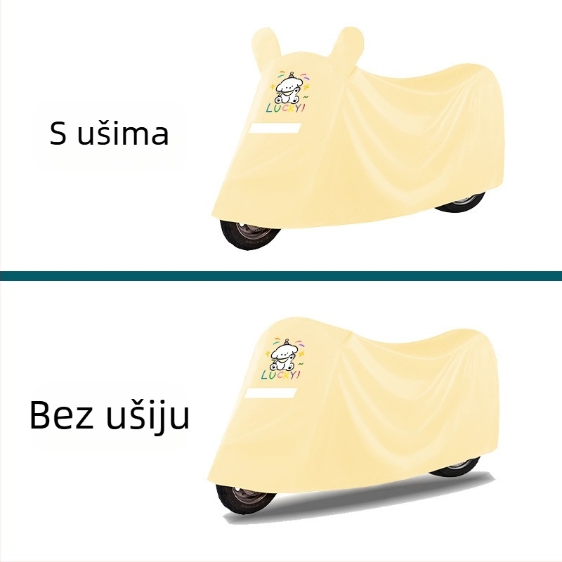 Prošireno i debelo zaštitno navlaka za kišu i sunce za električna vozila, univerzalno za sve sezone, za električna bicikla i motocikle.