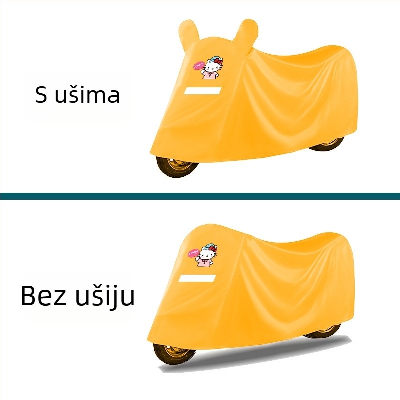 Prošireno i debelo zaštitno navlaka za kišu i sunce za električna vozila, univerzalno za sve sezone, za električna bicikla i motocikle.