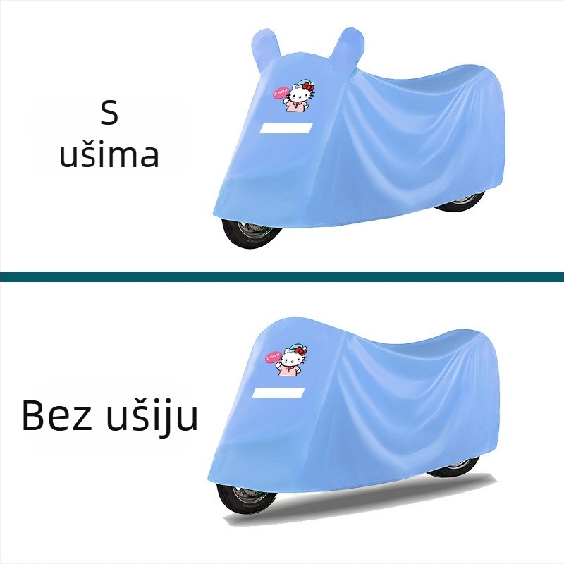 Prošireno i debelo zaštitno navlaka za kišu i sunce za električna vozila, univerzalno za sve sezone, za električna bicikla i motocikle.