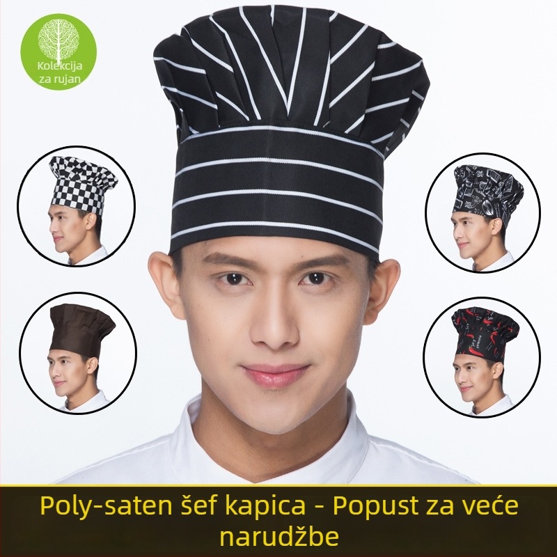 Beret od pamuka twill monokroman za muškarce, sve sezone