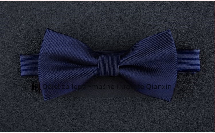 Leptir kravata, dvostruki sloj, karirani uzorak, satenski završetak, 1200 vlakana poliestera, unisex, standardna širina, 12x6