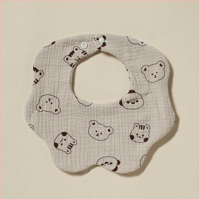 6-slojna gaz bebinski salivarnik, 100% pamuk, upijajući, za novorođenčad, Klasa A