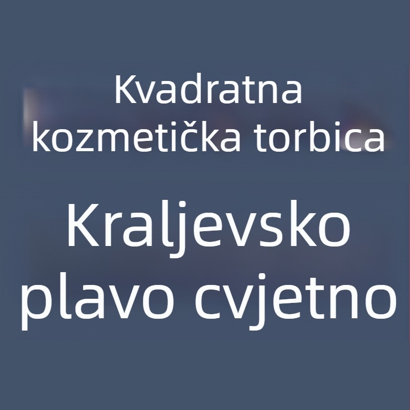 Torba za šminku od platna, sklopiva, kubične forme, višefunkcionalna, za putovanja