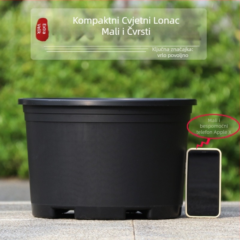 Plastična cvjetna posuda za podnu upotrebu, pastoralnog stila, za kućno vrtlarenje