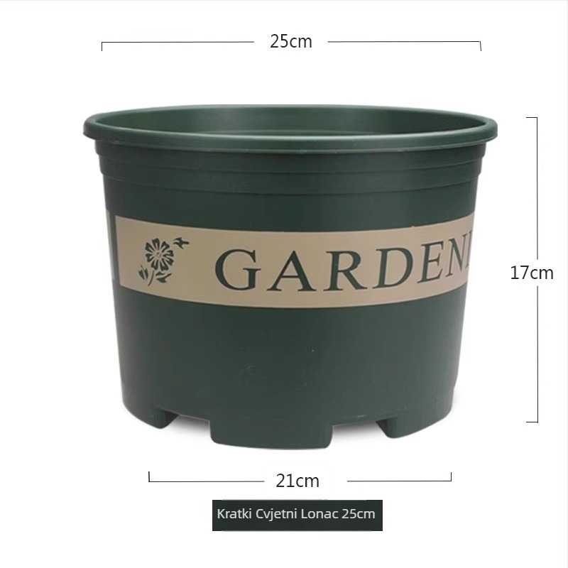 Plastična cvjetna posuda za podnu upotrebu, pastoralnog stila, za kućno vrtlarenje