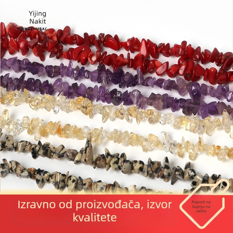 Prirodne kamen granulatne perle za DIY kristalne kamene za degausiranje, dodaci za nakit, poluproizvodi