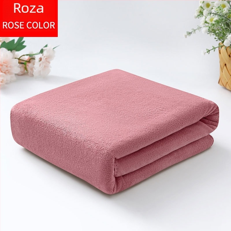 Profesionalna kupaonica/plažni ručnik za salon ljepote, mikrovlakna, vrlo upijajuća, bez dlačica, gusto tkivo, 300–400 g, pređa 40