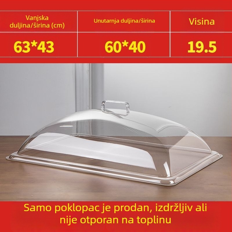 Pokrov za hranu za štandove, zaštita od prašine, talijanski stil, Oxford tkanina, Defasilk/Tiff marka