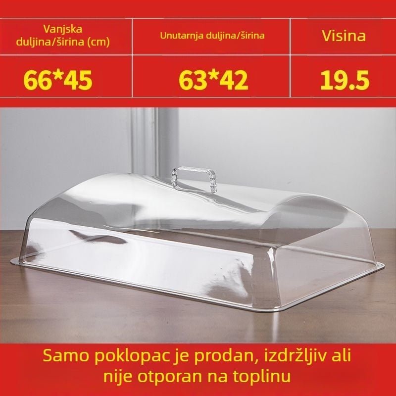 Pokrov za hranu za štandove, zaštita od prašine, talijanski stil, Oxford tkanina, Defasilk/Tiff marka