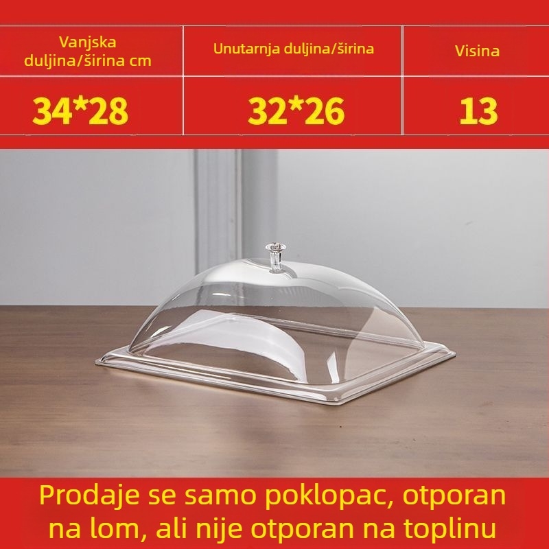 Pokrov za hranu za štandove, zaštita od prašine, talijanski stil, Oxford tkanina, Defasilk/Tiff marka