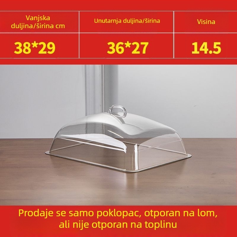 Pokrov za hranu za štandove, zaštita od prašine, talijanski stil, Oxford tkanina, Defasilk/Tiff marka