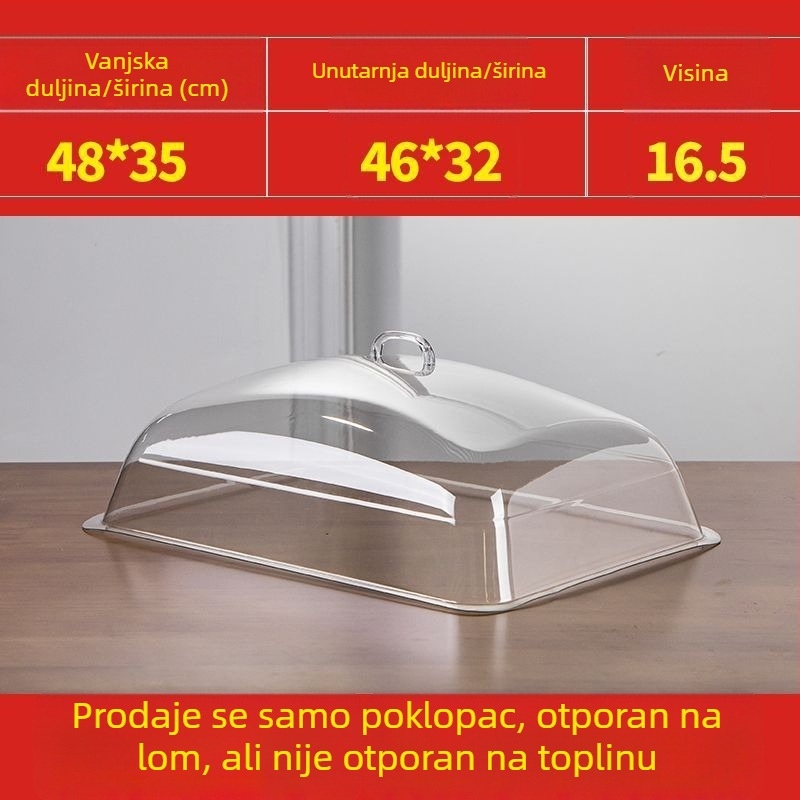 Pokrov za hranu za štandove, zaštita od prašine, talijanski stil, Oxford tkanina, Defasilk/Tiff marka