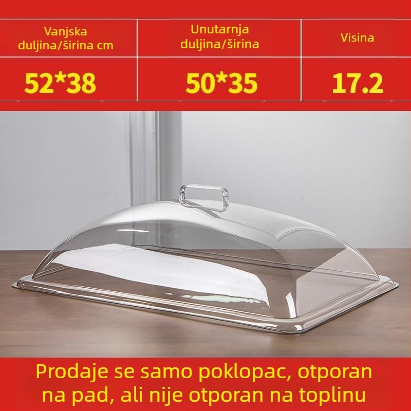 Pokrov za hranu za štandove, zaštita od prašine, talijanski stil, Oxford tkanina, Defasilk/Tiff marka