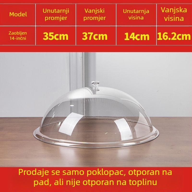 Pokrov za hranu za štandove, zaštita od prašine, talijanski stil, Oxford tkanina, Defasilk/Tiff marka