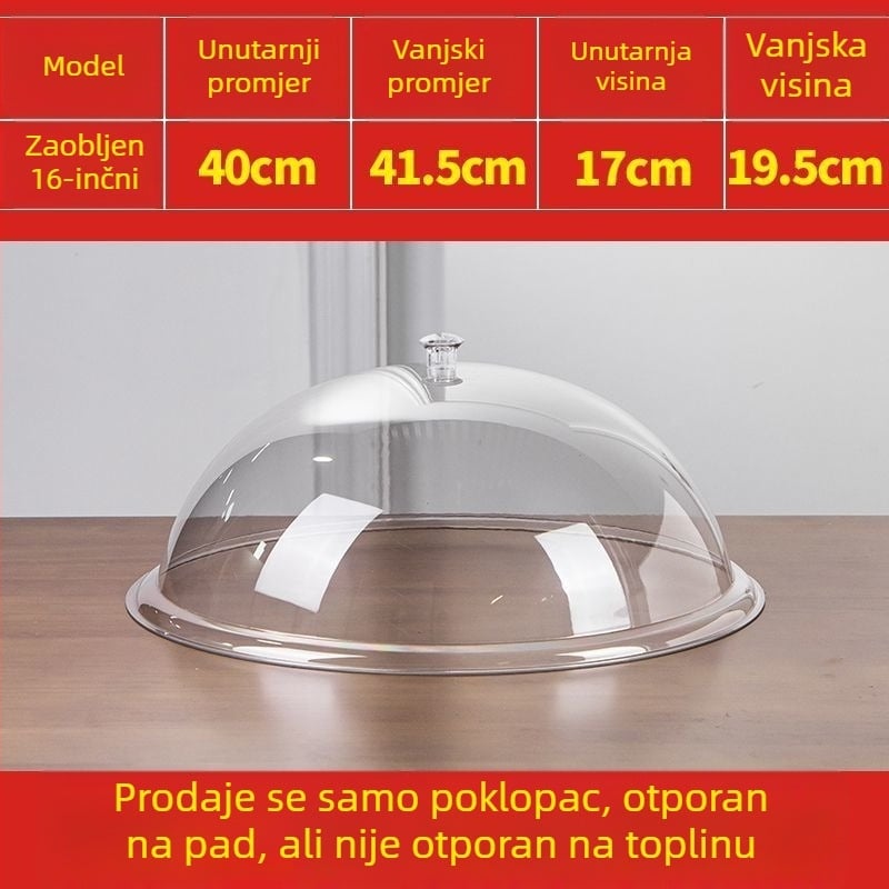 Pokrov za hranu za štandove, zaštita od prašine, talijanski stil, Oxford tkanina, Defasilk/Tiff marka