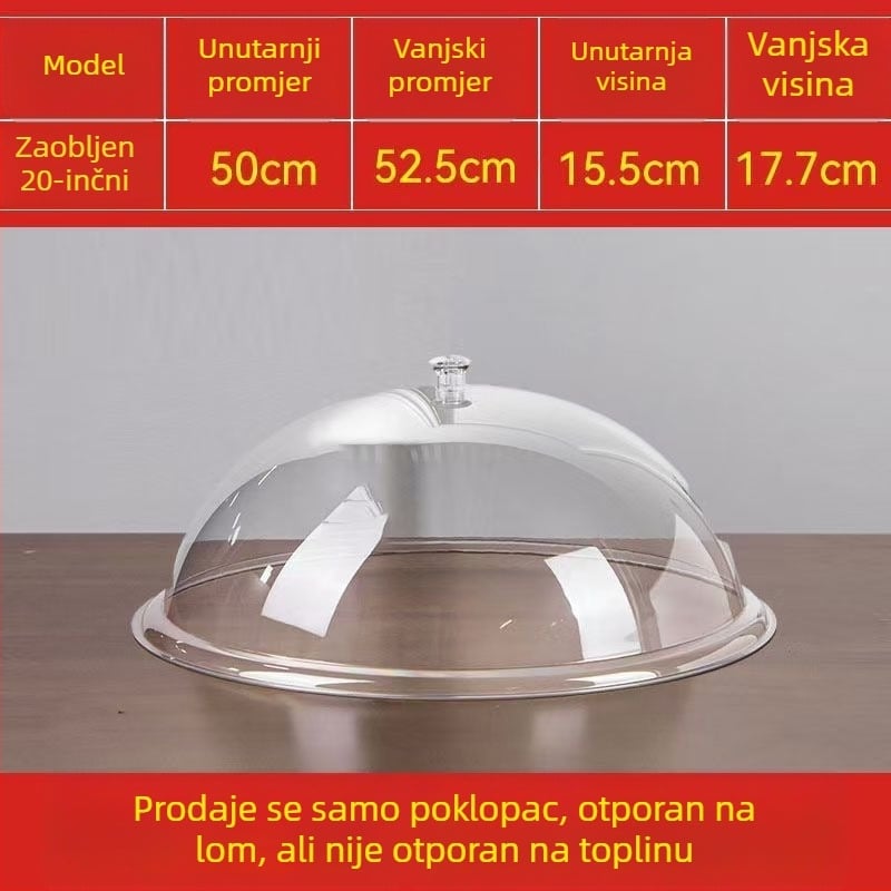Pokrov za hranu za štandove, zaštita od prašine, talijanski stil, Oxford tkanina, Defasilk/Tiff marka