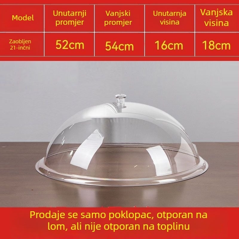 Pokrov za hranu za štandove, zaštita od prašine, talijanski stil, Oxford tkanina, Defasilk/Tiff marka