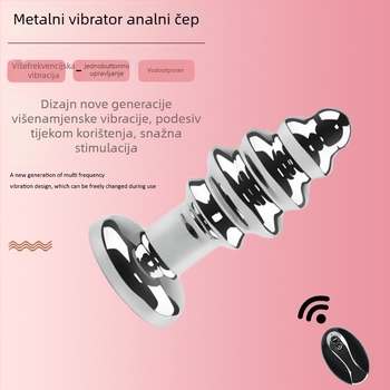 Dongkai Električni analni Utičnica s Privlačenjem Perlica, Aluminijska Legura – Seks Igračka za Odrasle s Vibracijom