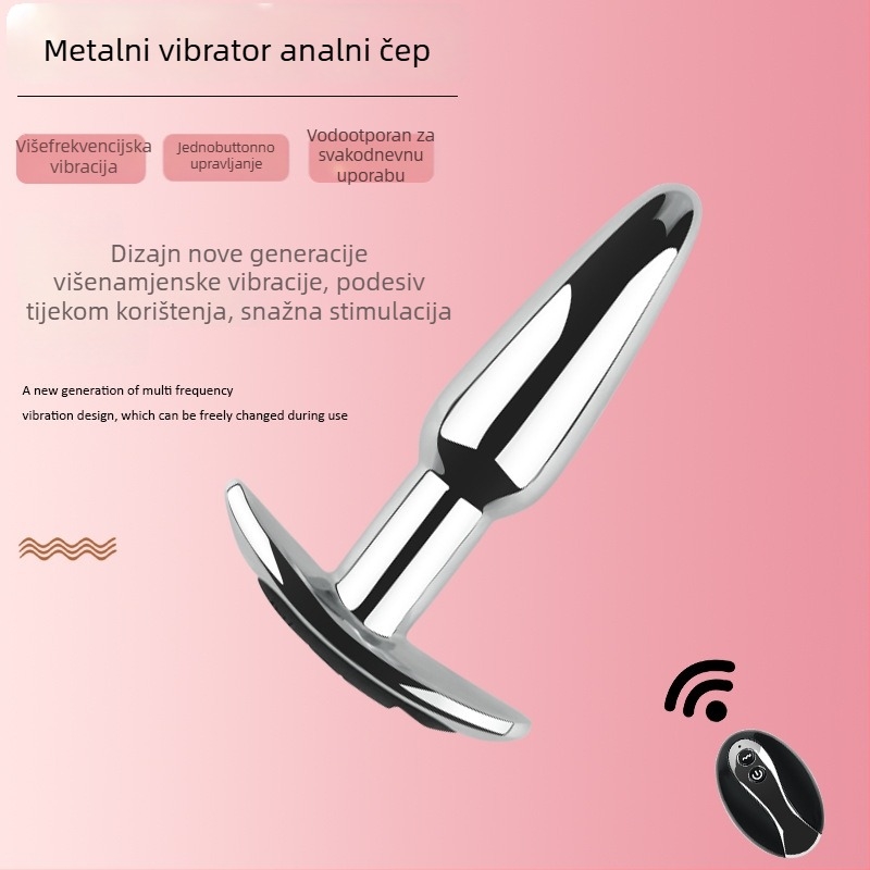 Dongkai Električni analni Utičnica s Privlačenjem Perlica, Aluminijska Legura – Seks Igračka za Odrasle s Vibracijom