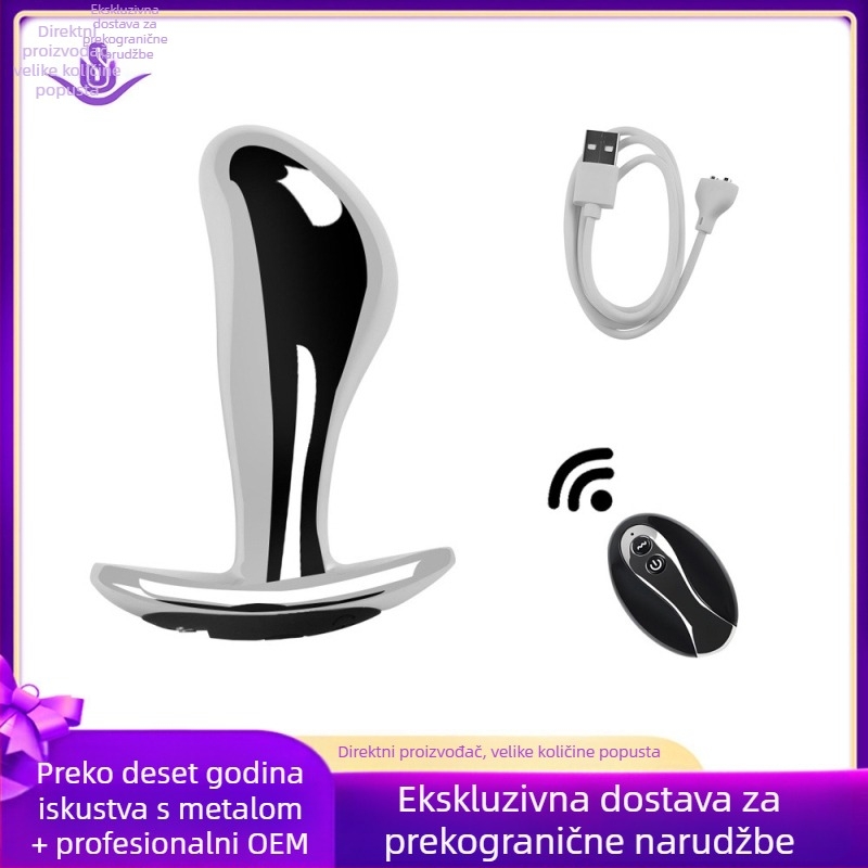 Dongkai Električni analni Utičnica s Privlačenjem Perlica, Aluminijska Legura – Seks Igračka za Odrasle s Vibracijom