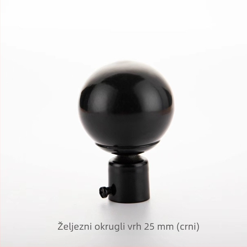 Željezna glava za zavjesnu šipku – visi tip, model 22/28 šipki, dodaci za zavjese