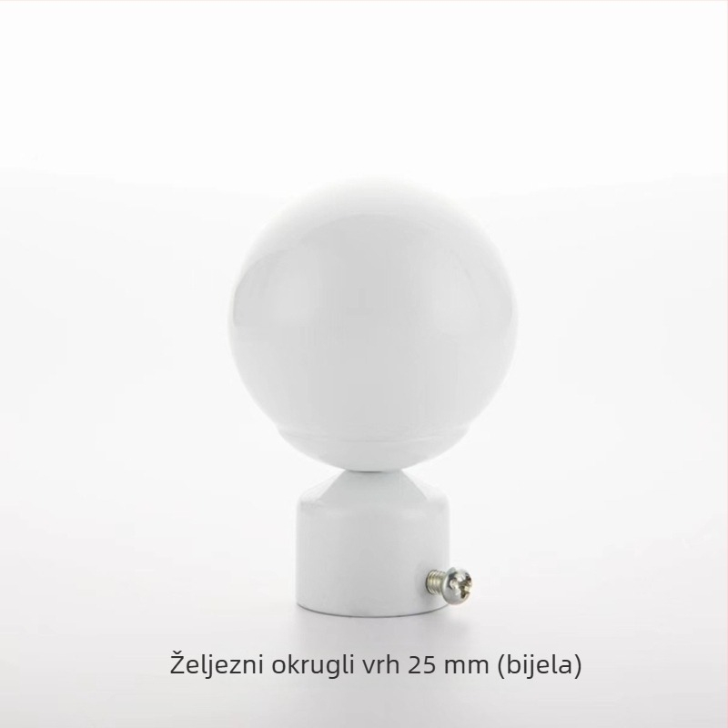 Željezna glava za zavjesnu šipku – visi tip, model 22/28 šipki, dodaci za zavjese