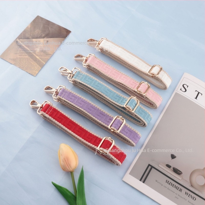 Šareni široki prilagodljivi remen za torbu, produženi jednostrani crossbody remen, zamjenski dodatak