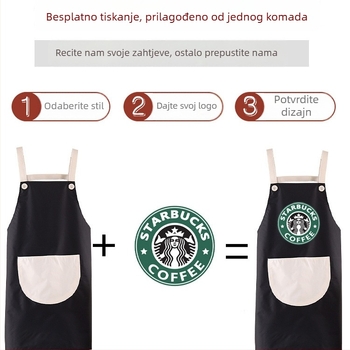 Pregača s rukavima, vodootporna PVC materijal, otisak karikatura/animacija