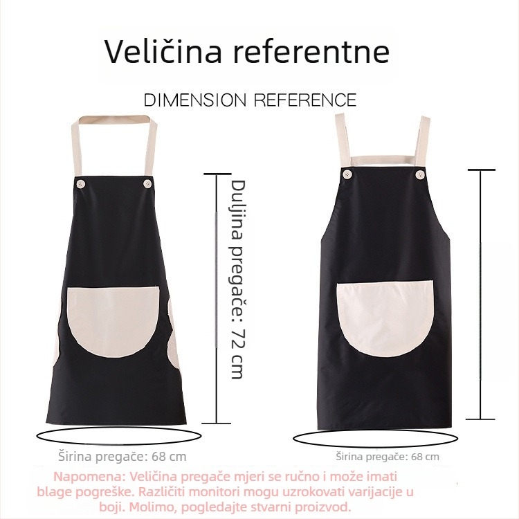 Pregača s rukavima, vodootporna PVC materijal, otisak karikatura/animacija