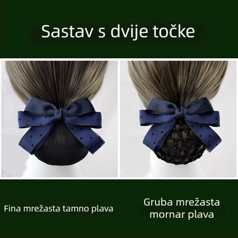 Dodatak za kosu od svile za žene — profesionalna mreža za kosu za stjuardese i medicinske sestre — Brand Unique