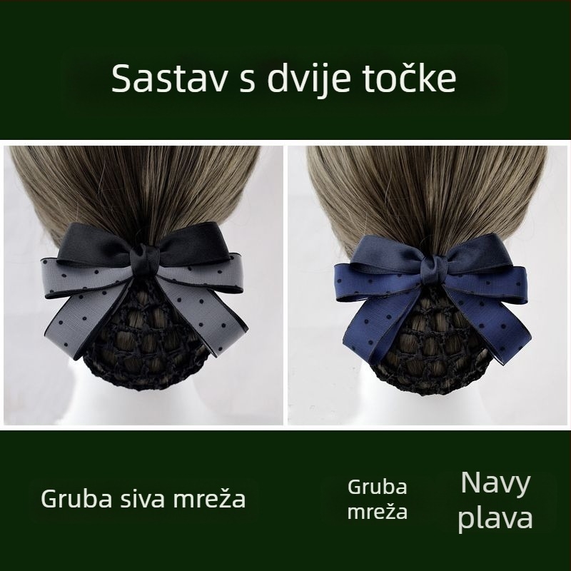 Dodatak za kosu od svile za žene — profesionalna mreža za kosu za stjuardese i medicinske sestre — Brand Unique