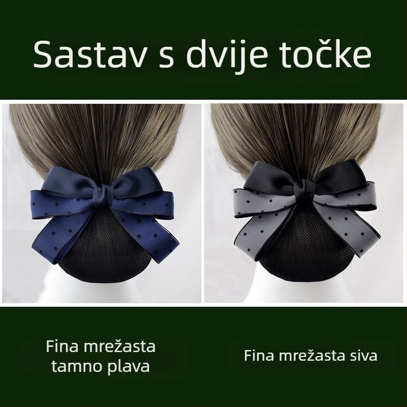 Dodatak za kosu od svile za žene — profesionalna mreža za kosu za stjuardese i medicinske sestre — Brand Unique