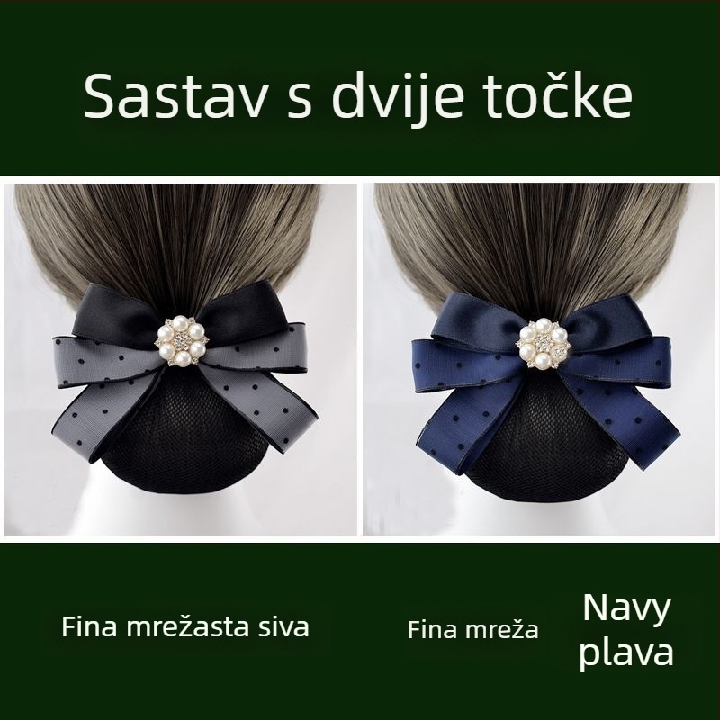 Dodatak za kosu od svile za žene — profesionalna mreža za kosu za stjuardese i medicinske sestre — Brand Unique